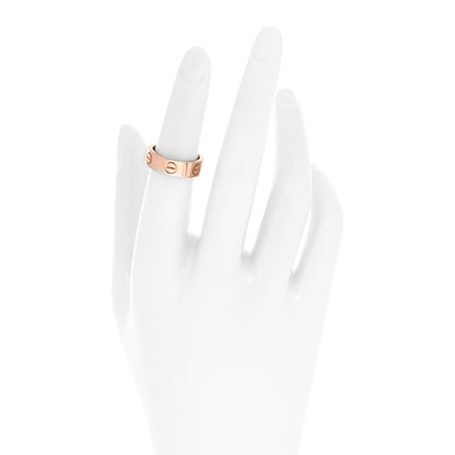Cartier 18K Pink Gold 5.5mm LOVE Ring 50 5.25 2 of 4