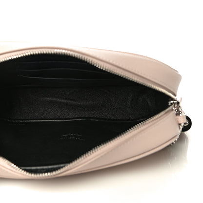 Saint Laurent Grain De Poudre Matelasse Monogram Mini Lou Camera Bag Marble Pink 5 of 10