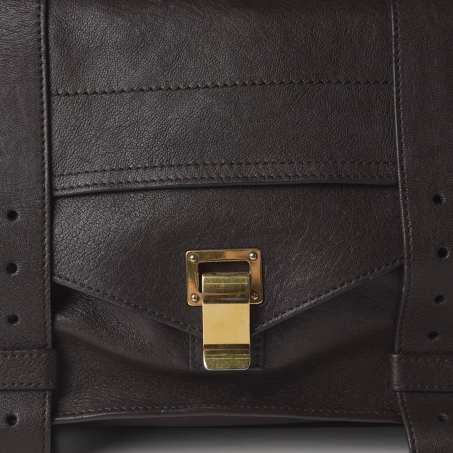 Proenza Schouler Lambskin Medium PS1 Satchel Dark Chocolate 11 of 15