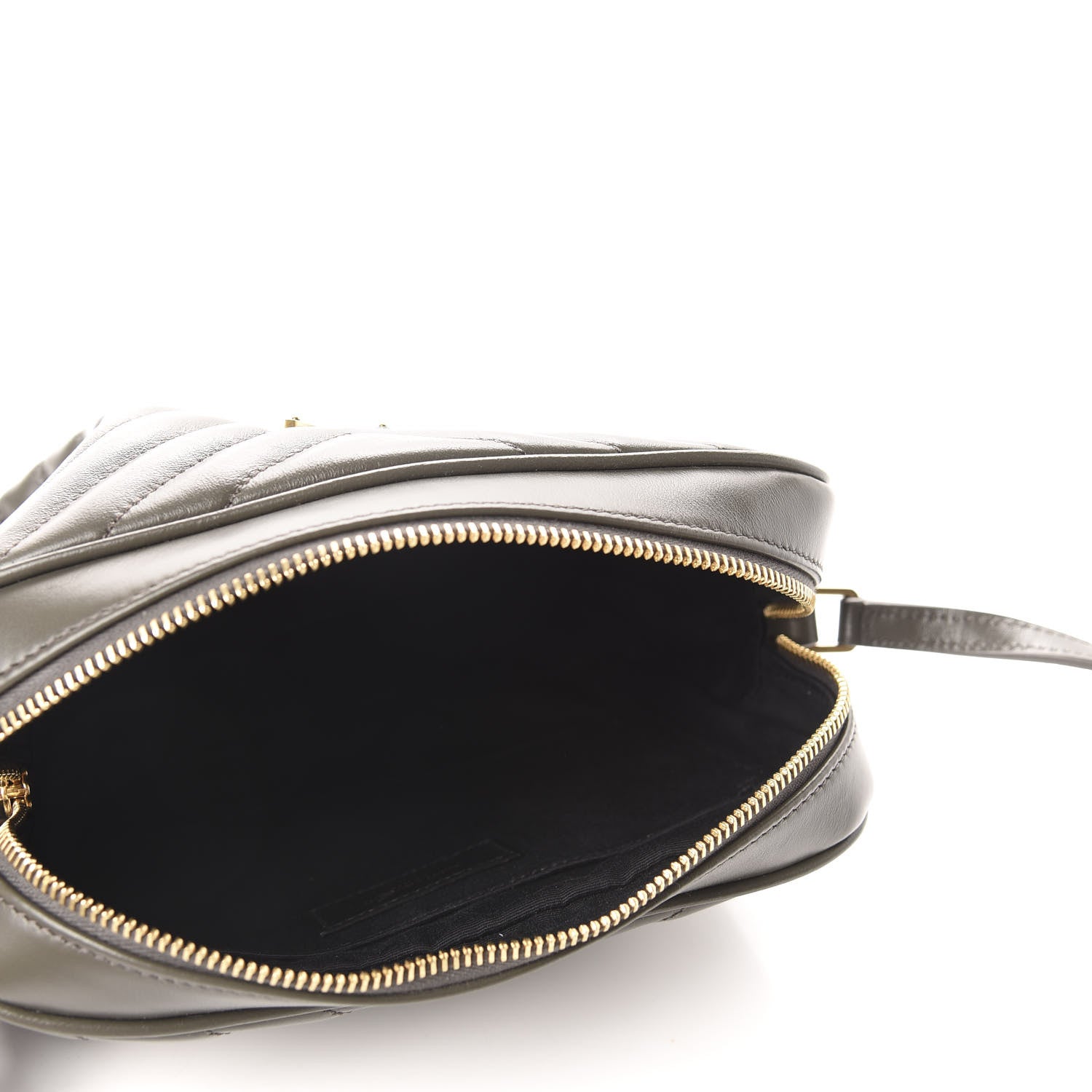 Saint Laurent Calfskin Matelasse Monogram Lou Camera Bag Sea Pebble 5 of 10