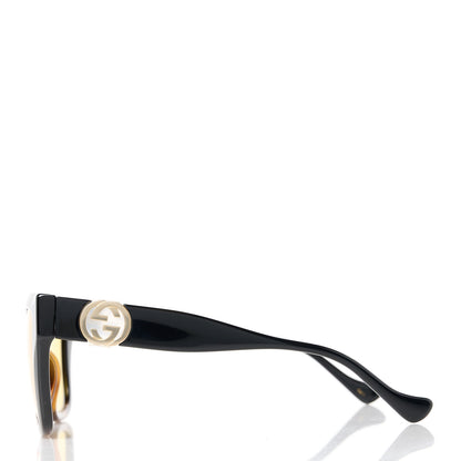 Gucci Acetate Square Frame Chain Sunglasses GG1023S Havana 3 of 9