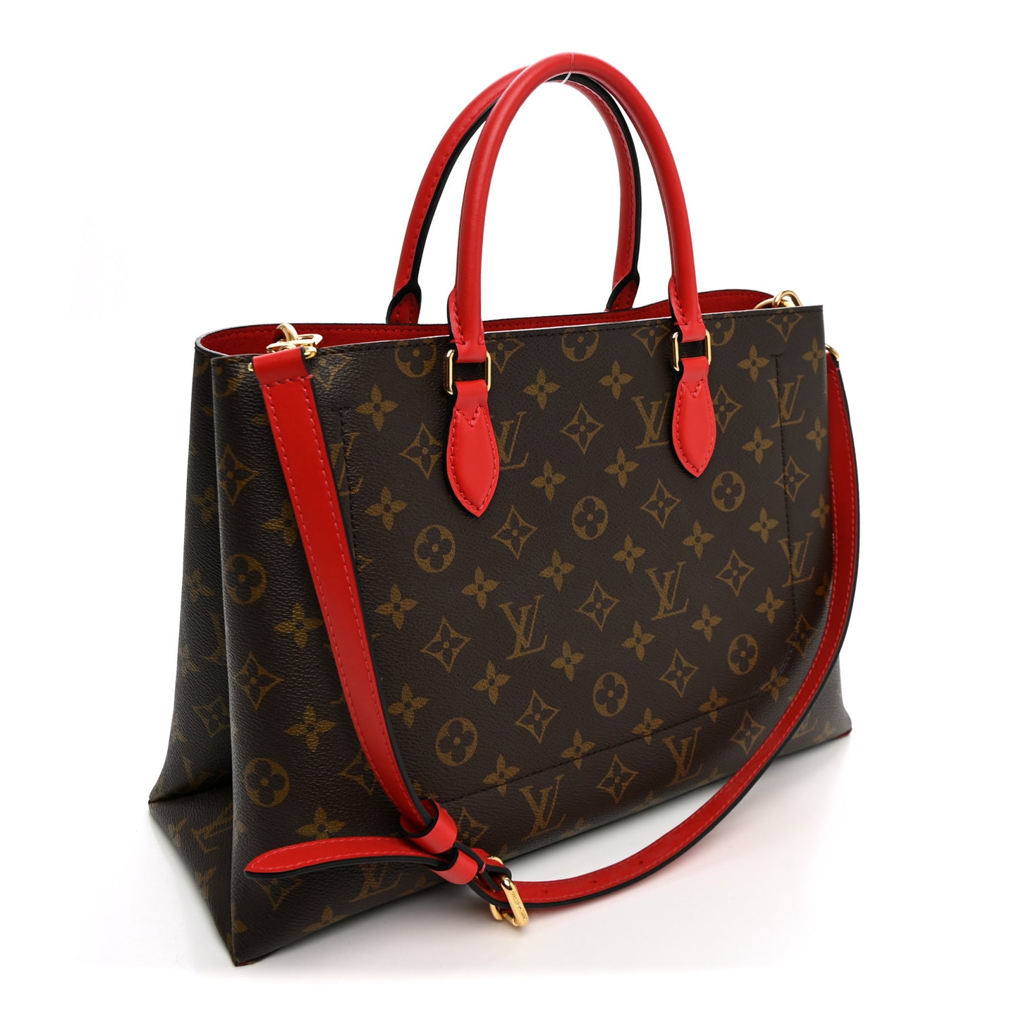 Monogram Flower Tote Coquelicot