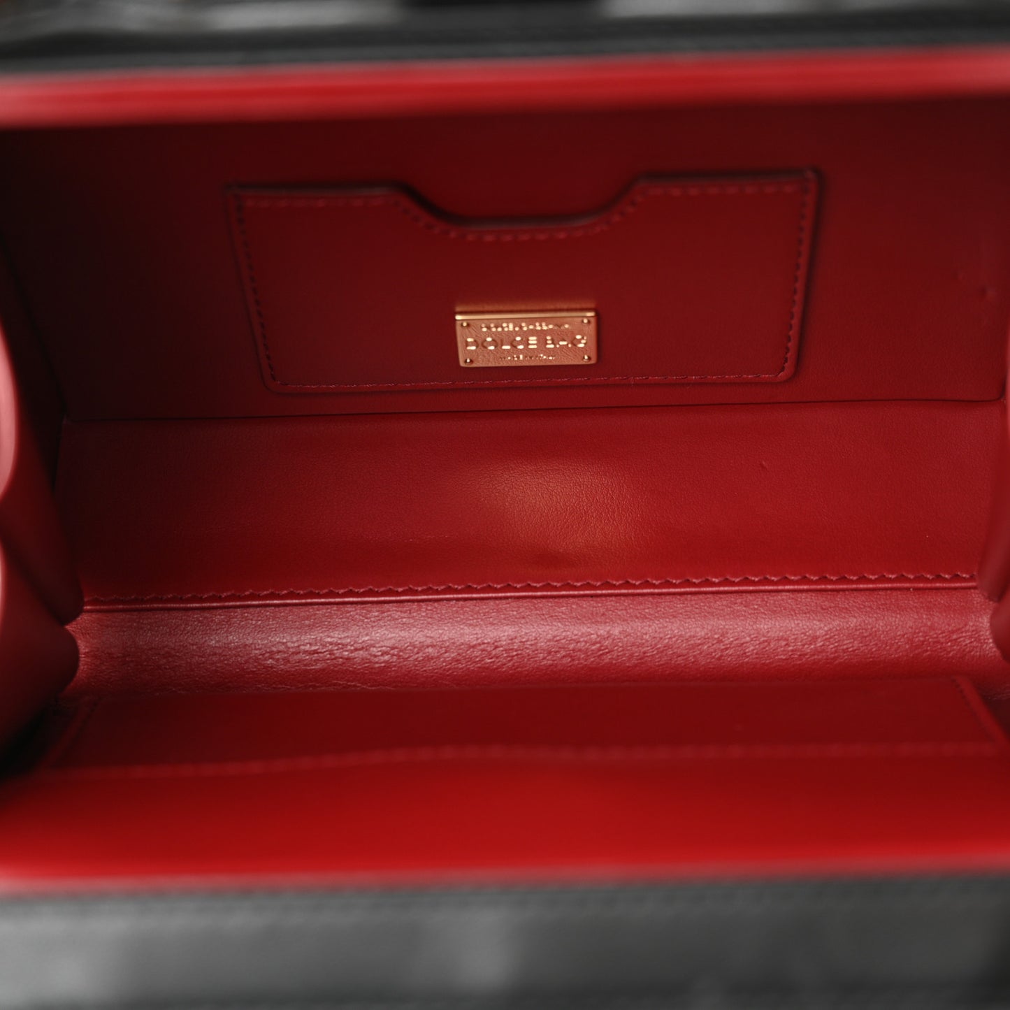 Lambskin Quilted Box Bag Black