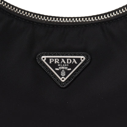 Prada Nylon Re-Edition 2005 Shoulder Bag Black 10 of 14