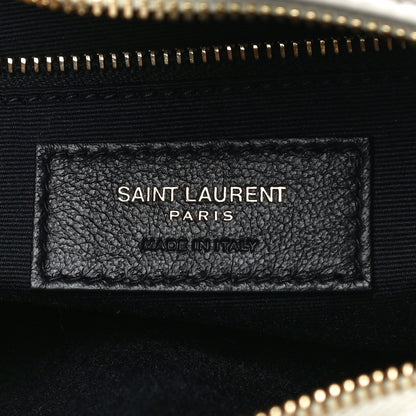 Saint Laurent Lambskin Quilted Victoire Camera Bag Blanc Vintage 6 of 9