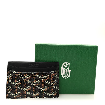 Goyard Goyardine Saint Sulpice Card Holder Black 7 of 7