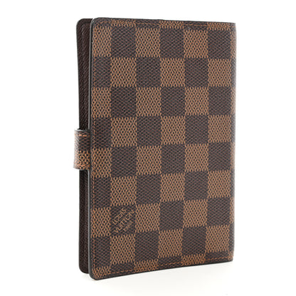 Louis Vuitton LOUIS VUITTON Damier Ebene Small Ring Agenda Cover 3 of 18