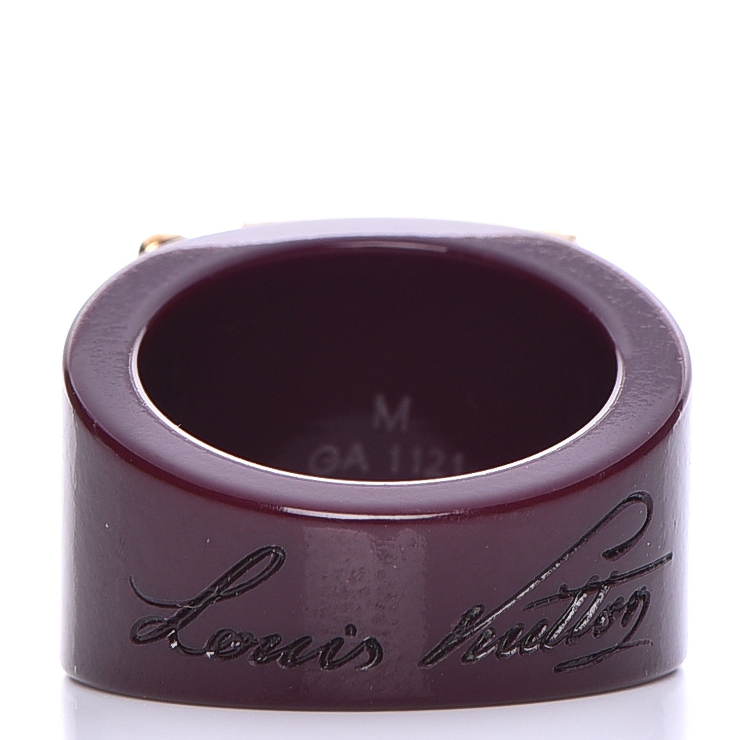Louis Vuitton Lock Me Ring 6.5 M Amarante 3 of 5