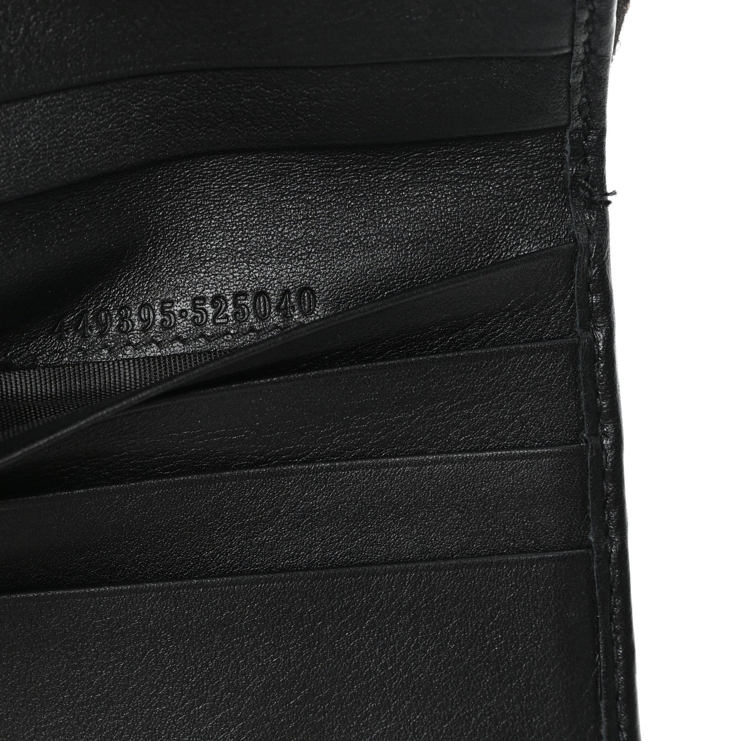 Microguccissima Compact Wallet Black