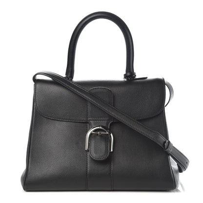 Delvaux Grained Calfskin MM Brillant Satchel Black 1 of 9