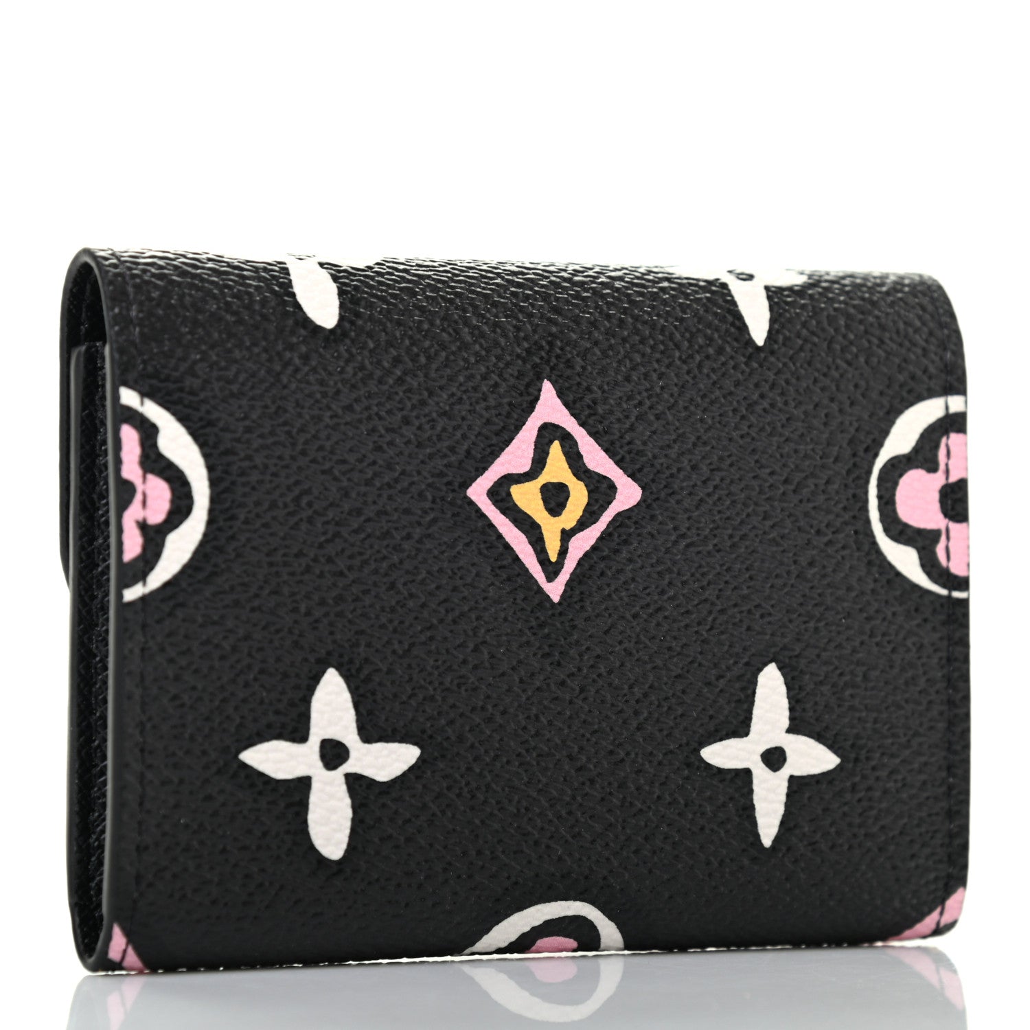 Louis Vuitton Monogram Giant Wild At Heart Rosalie Coin Purse Black 2 of 5