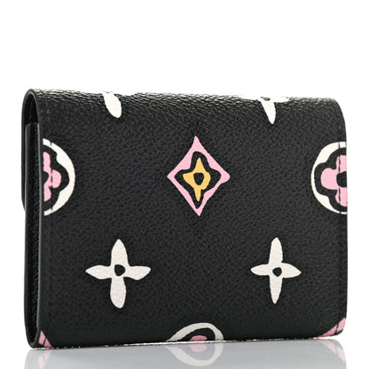 Louis Vuitton Monogram Giant Wild At Heart Rosalie Coin Purse Black 2 of 5