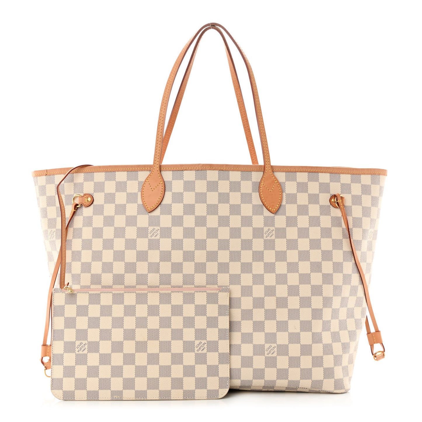 Damier Azur Neo Neverfull GM Rose Ballerine