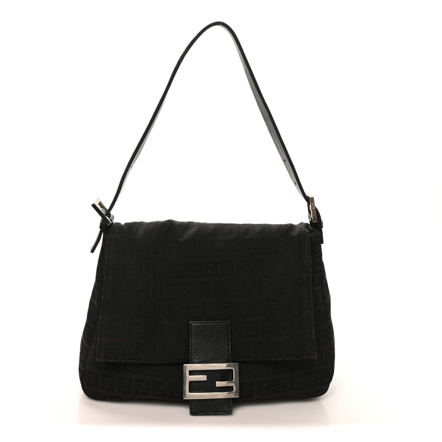 Fendi Zucchino Mama Baguette Black 1 of 9