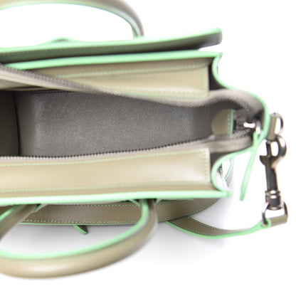 Celine Satin Calfskin Nano Debossed Luggage Light Khaki 7 of 11