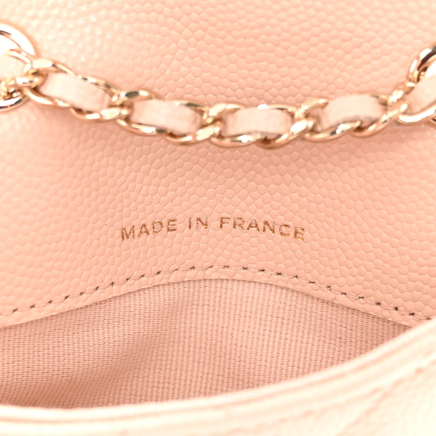 Chanel Caviar Quilted Mini Chain Belt Bag Light Beige 6 of 11