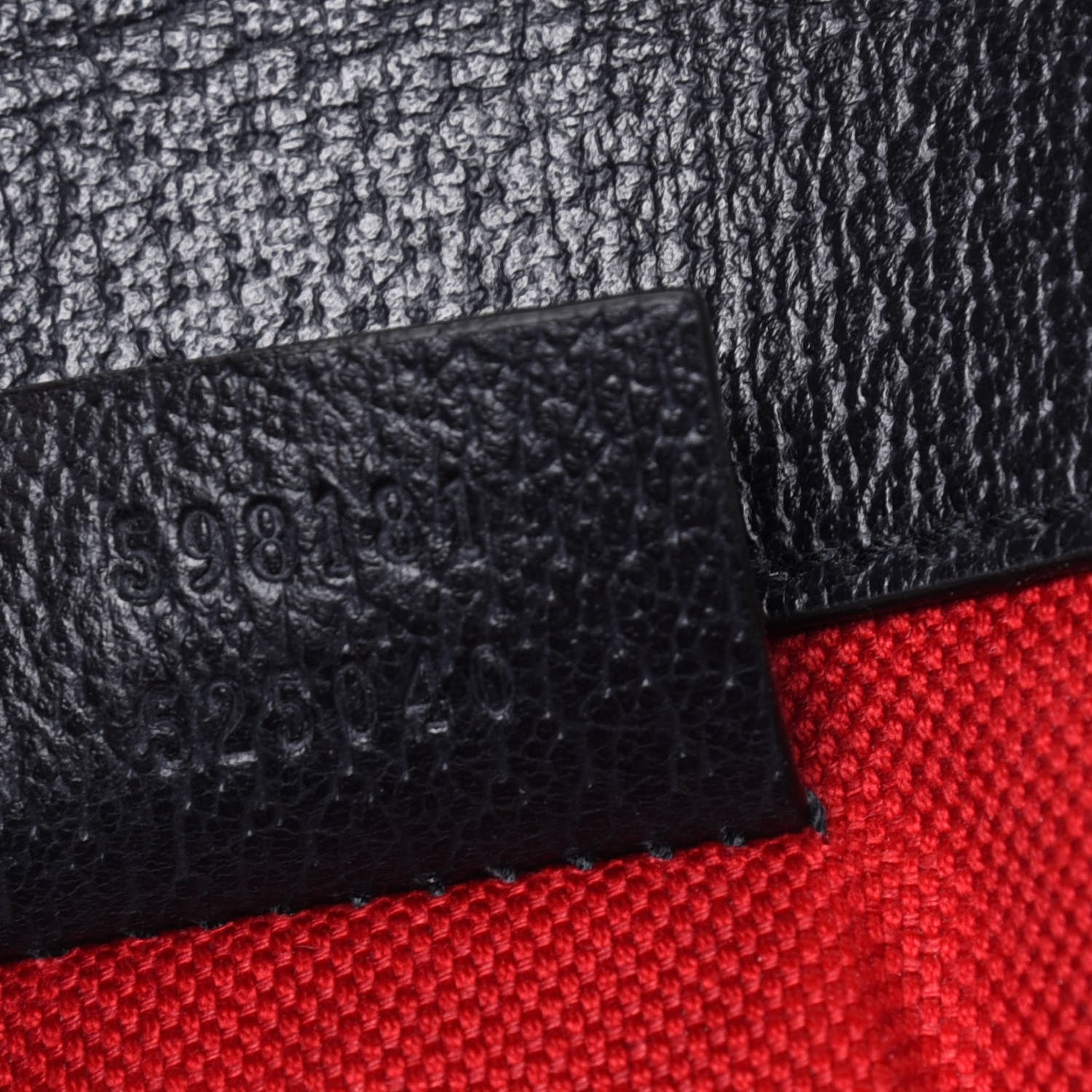 Gucci Covered Wool GG Monogram Slim Belt Bag Navy Red 7 of 12