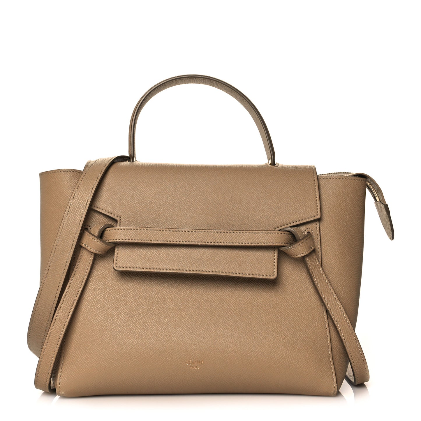 Baby Grained Calfskin Mini Belt Bag Dune