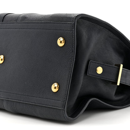 Saint Laurent Sheepskin Small Cabas ChYc Navy 9 of 12