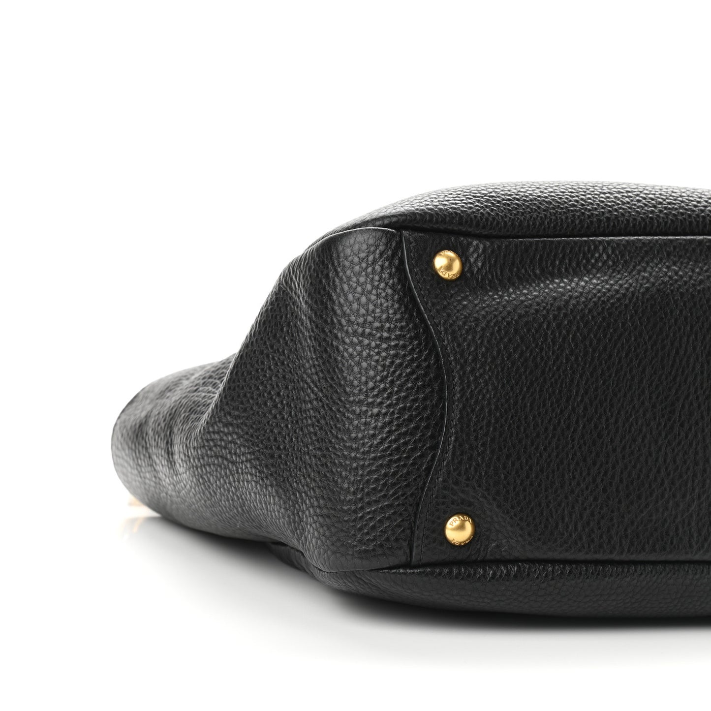 Vitello Daino Side Pocket Hobo Black