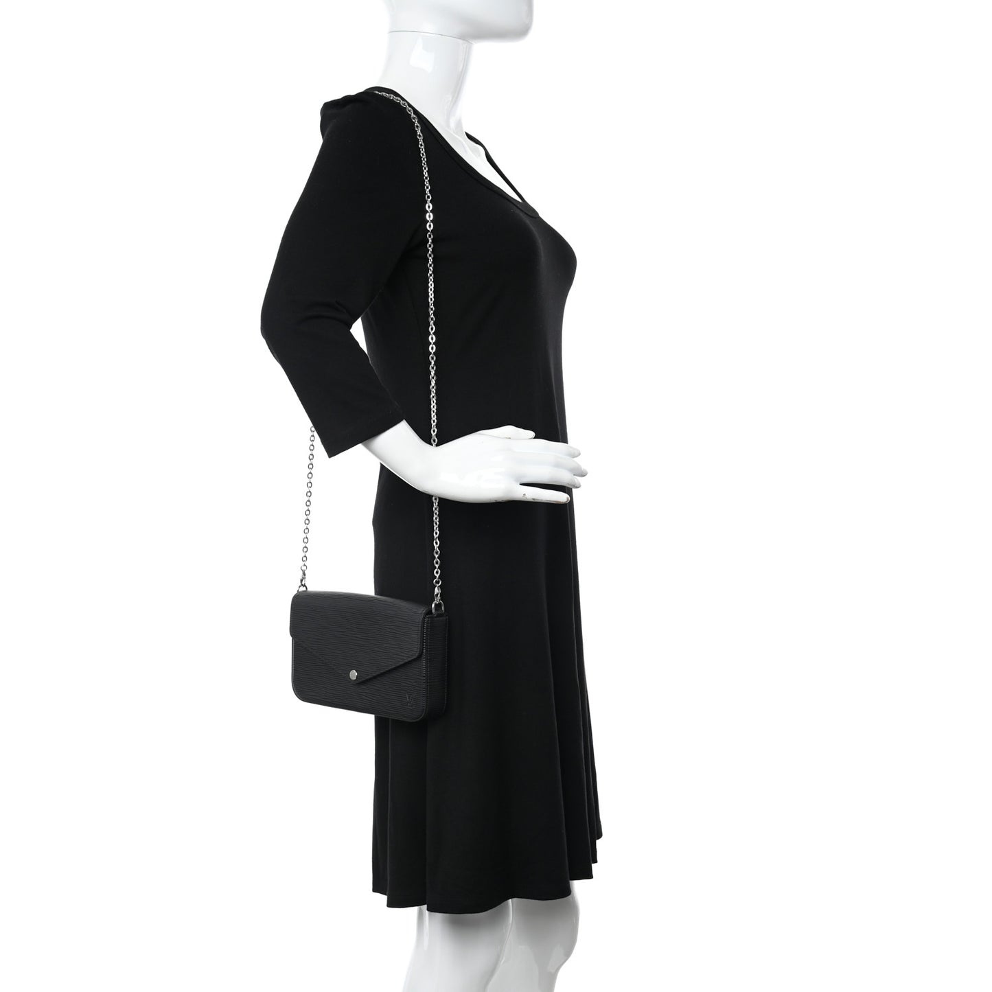 Epi Pochette Felicie Black