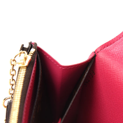 Louis Vuitton Monogram Bloom Flower Emilie Wallet Fuchsia 9 of 10
