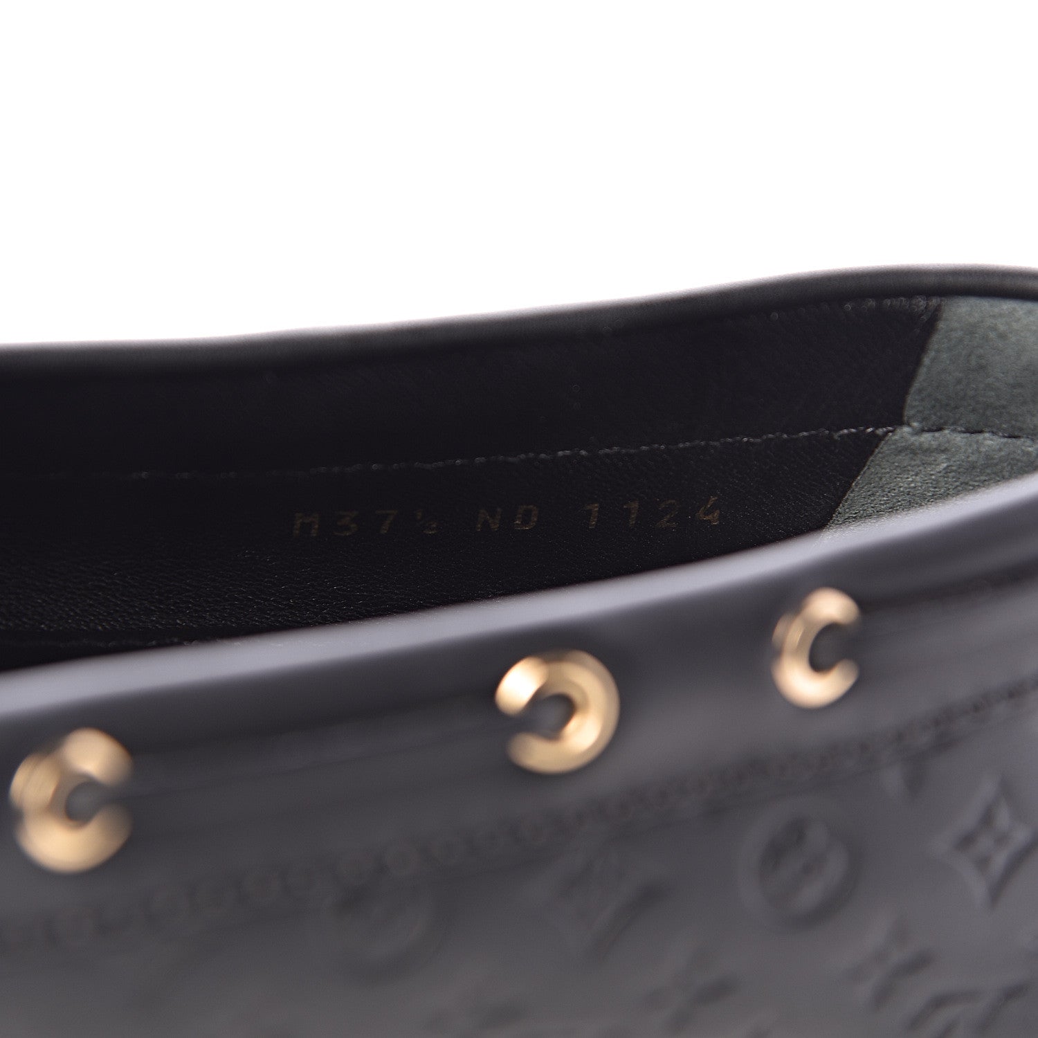 Louis Vuitton Empreinte Gloria Loafers 37.5 Black 10 of 10