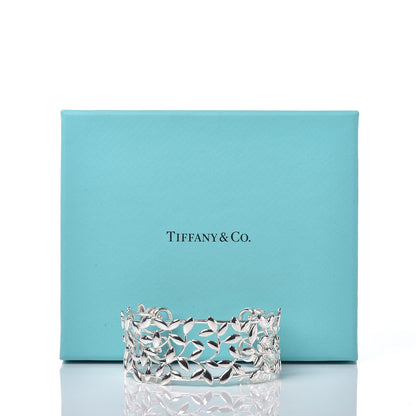 Tiffany Sterling Silver Paloma Picasso Olive Leaf Cuff Bracelet 5 of 5