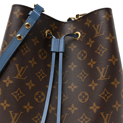 Louis Vuitton Monogram Neonoe MM Blue Jean 7 of 9