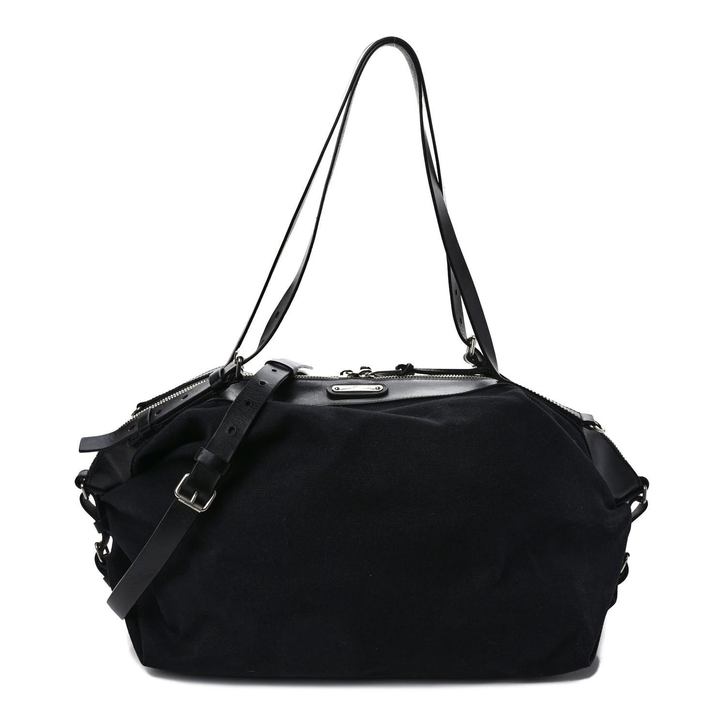 Gabardine Convertible ID Bag Black