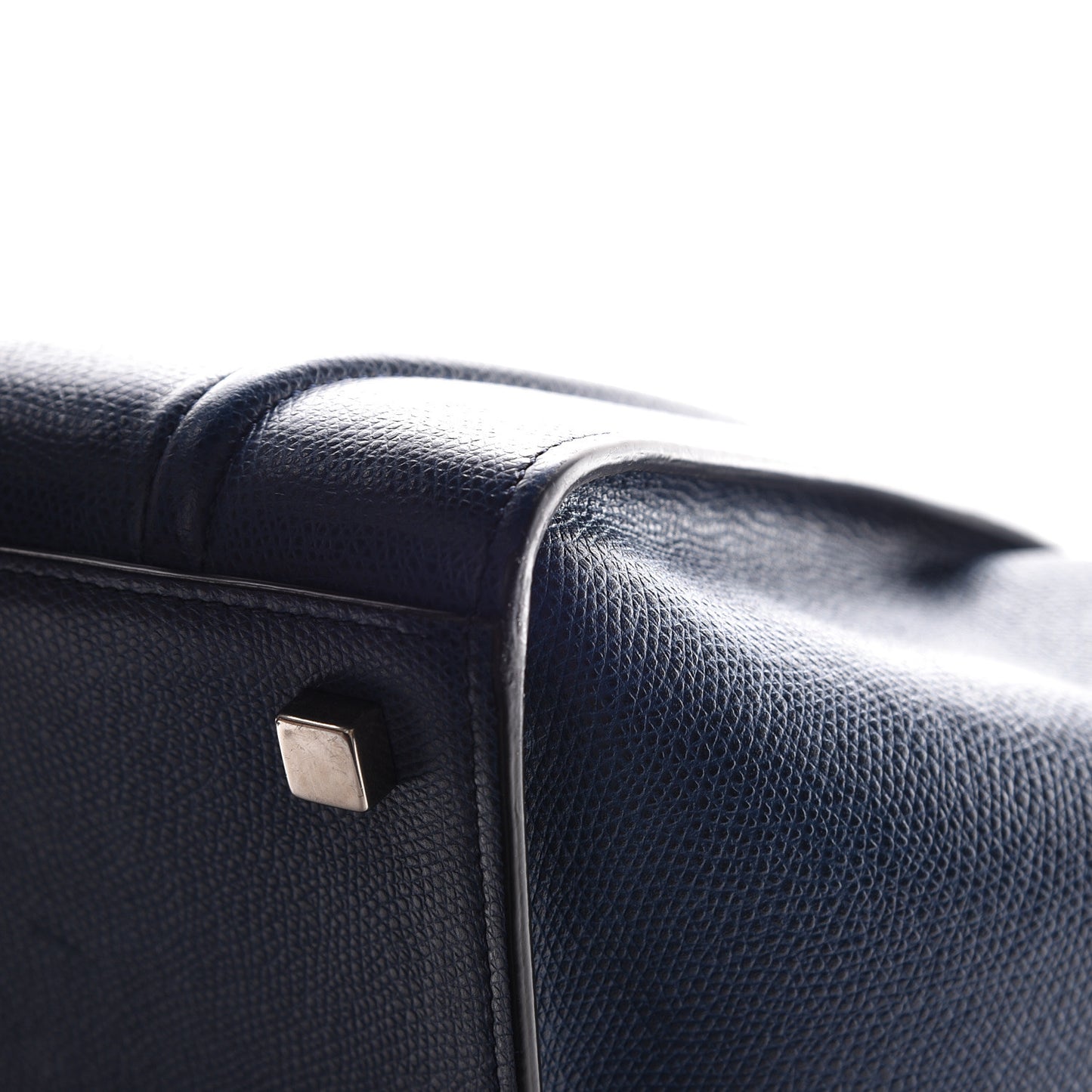 Grained Calfskin Medium Phantom Luggage Indigo