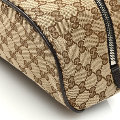 Gucci Monogram Dollar Calfskin Waist Pouch Beige Ebony Testa di Moro Marrone Scuro 10 of 10