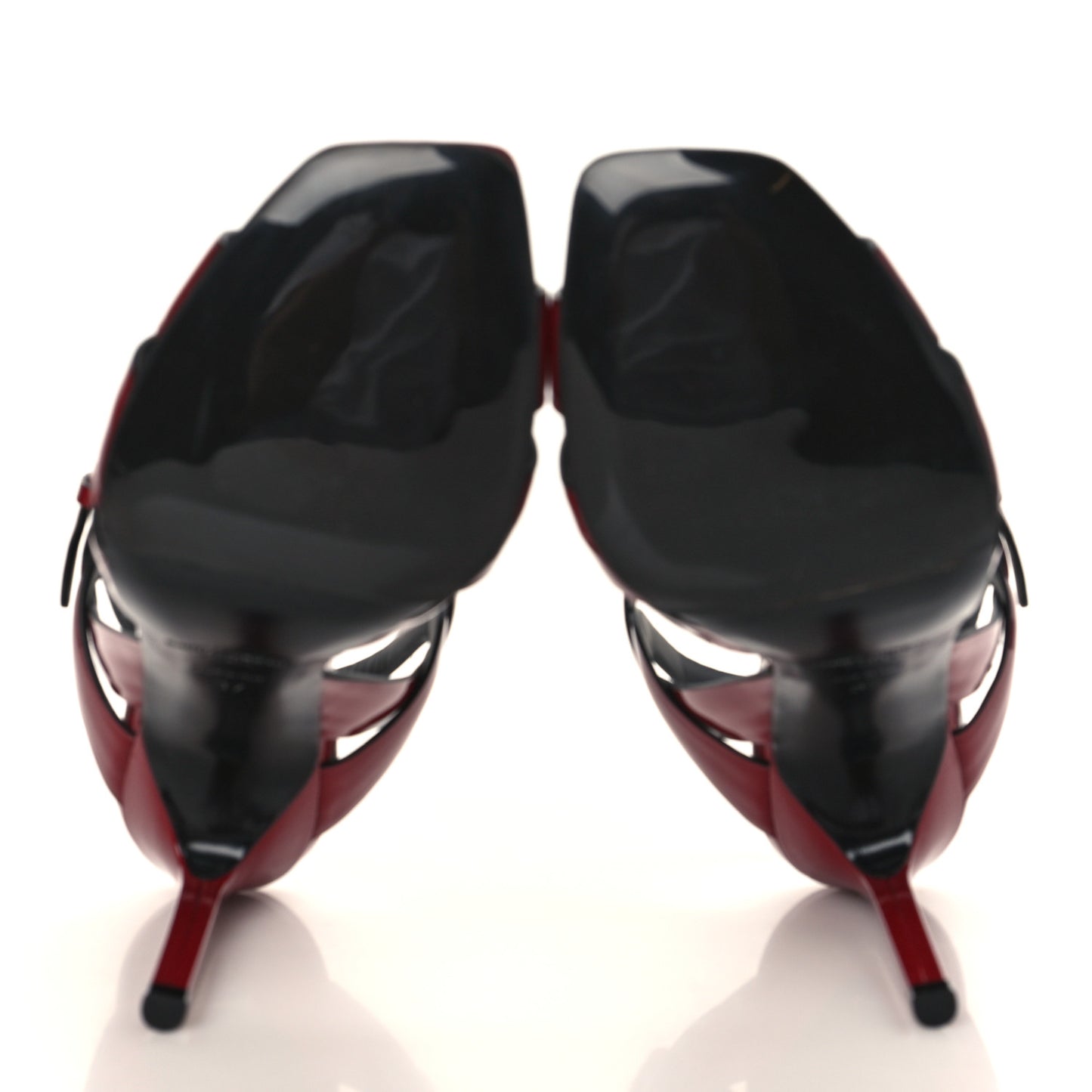 Patent Calfskin Tribute 105 Sandals 37 Hot Red