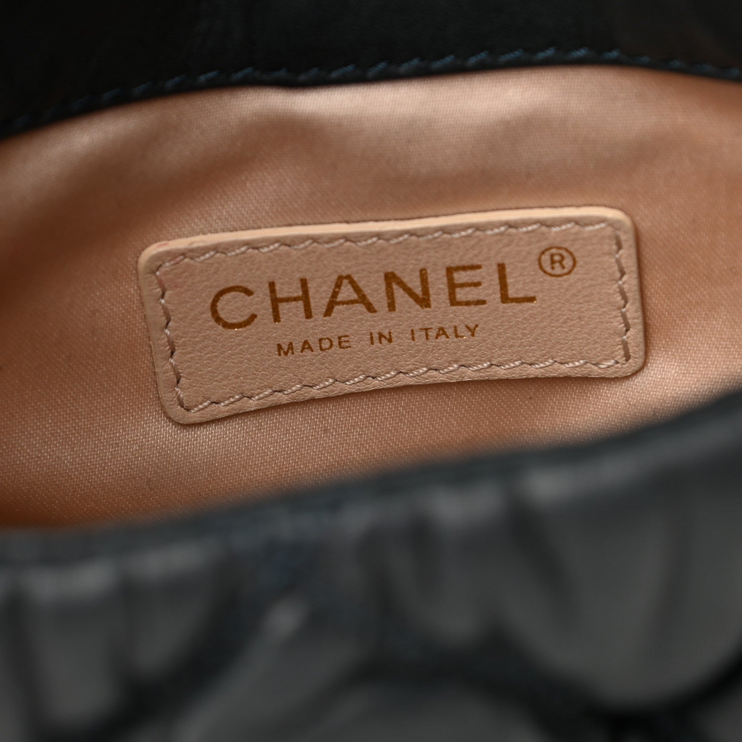 Chanel Lambskin Mini Bubble Quilt Flap Dark Blue 6 of 11