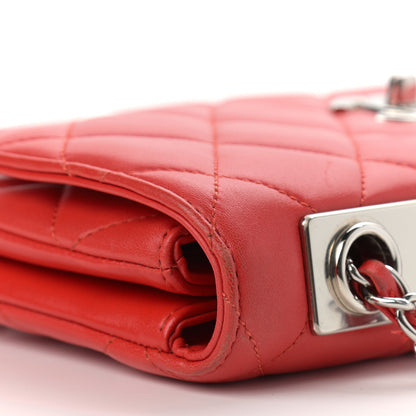 Chanel Lambskin Quilted Medium Trendy CC Flap Red 10 of 18