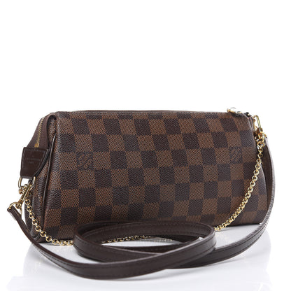 Louis Vuitton Damier Ebene Eva Clutch 3 of 12