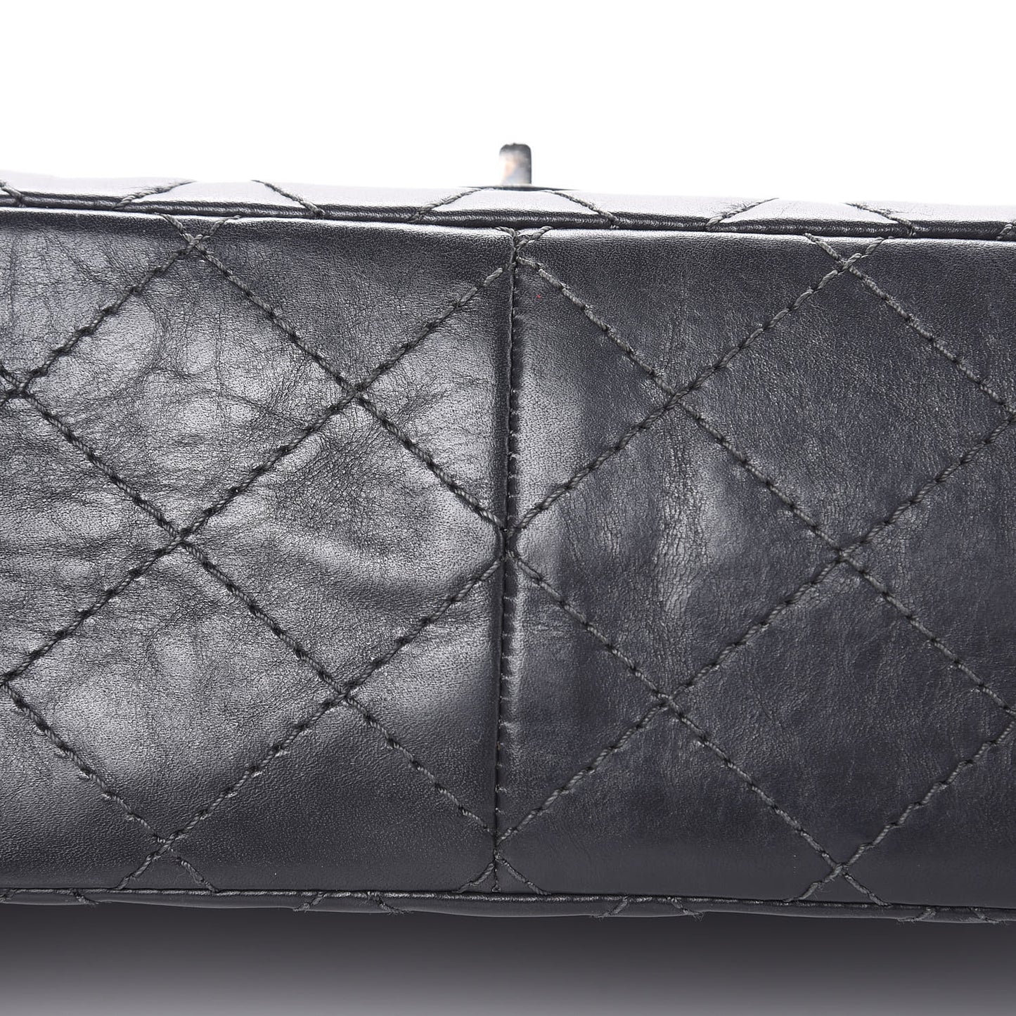 Aged Calfskin Quilted 2.55 Reissue 226 Flap Grey