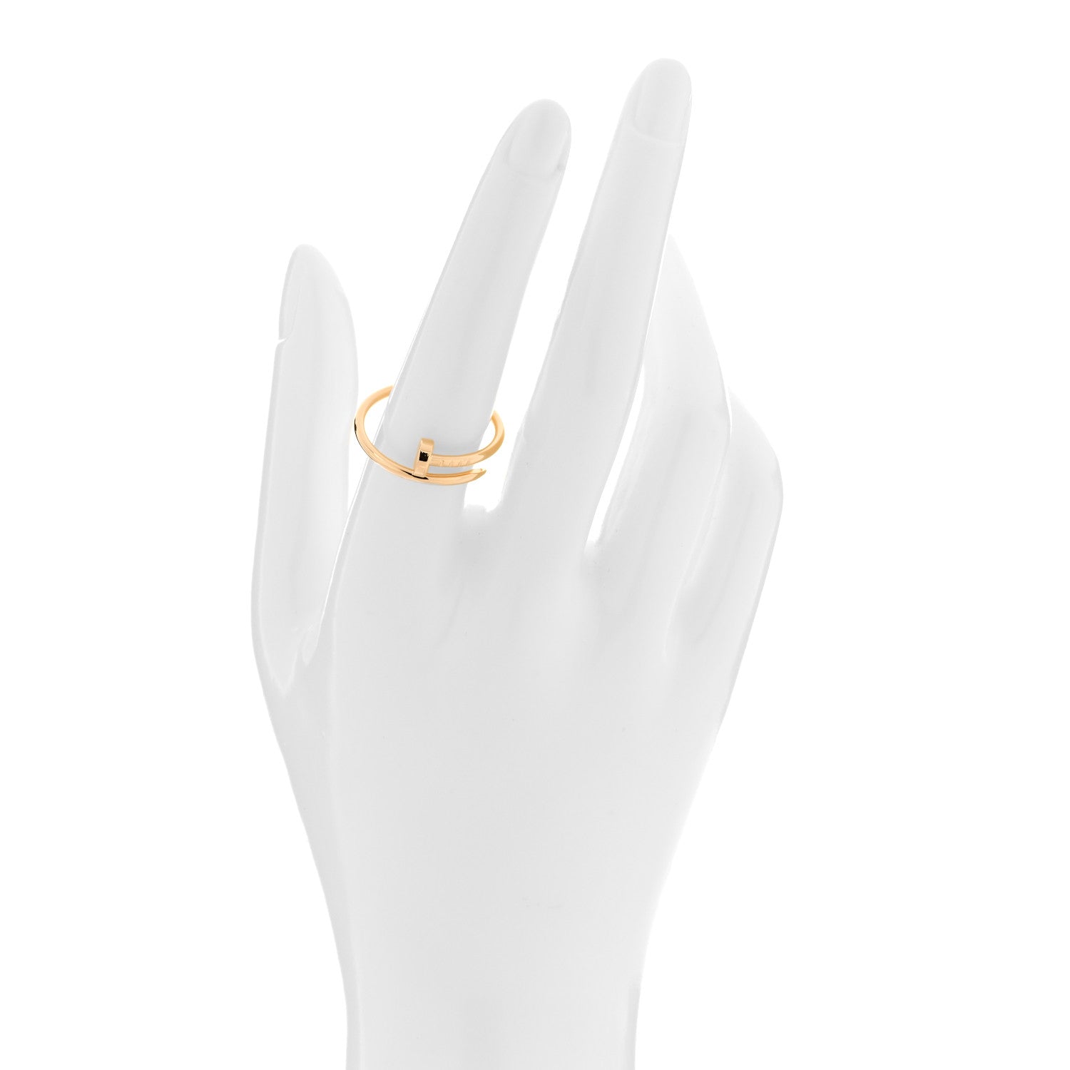 Cartier 18K Yellow Gold Small Juste Un Clou Ring 60 9 2 of 5