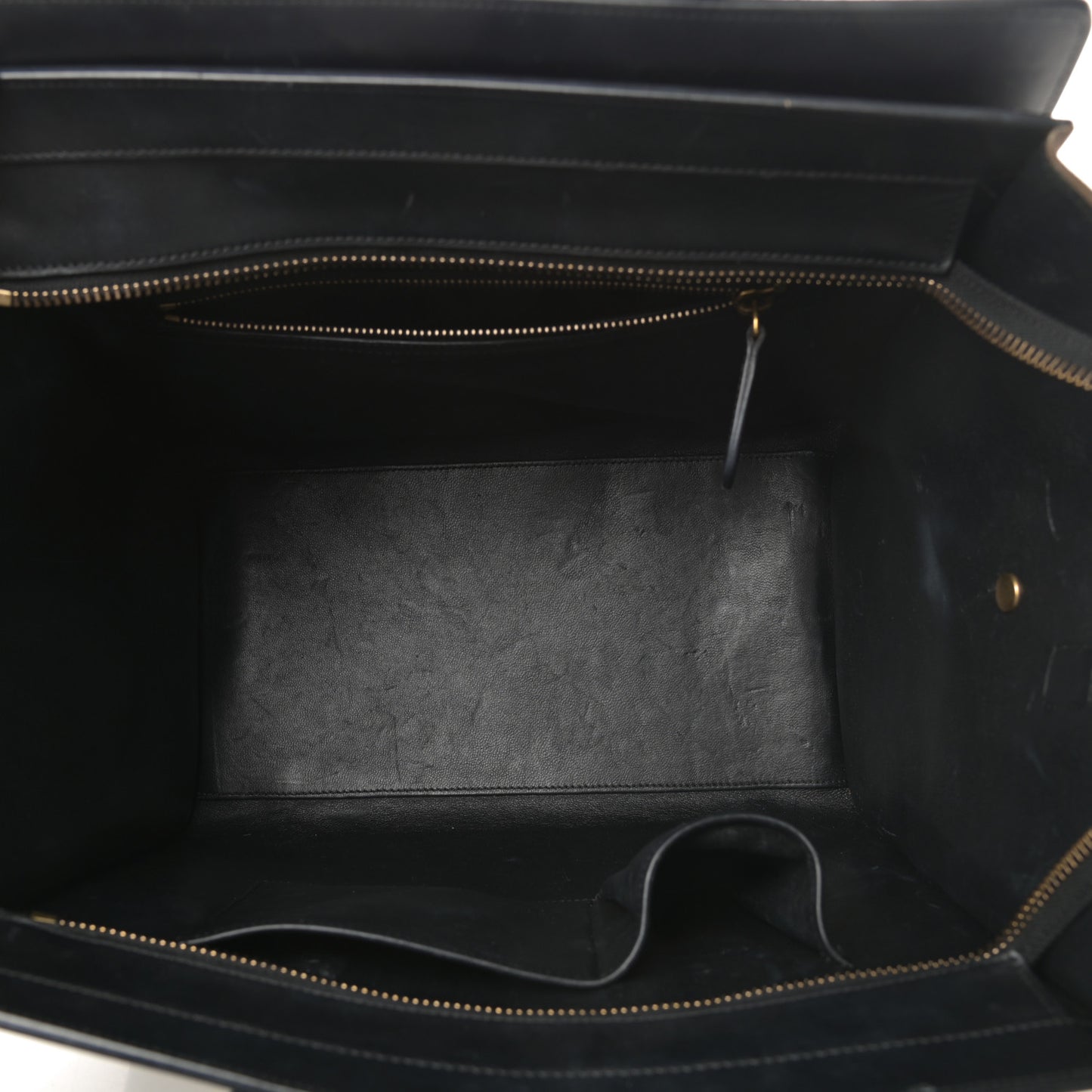 Bullhide Calfskin Suede Mini Tri-Color Luggage White