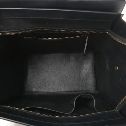 Celine Bullhide Calfskin Suede Mini Tri-Color Luggage White 5 of 19