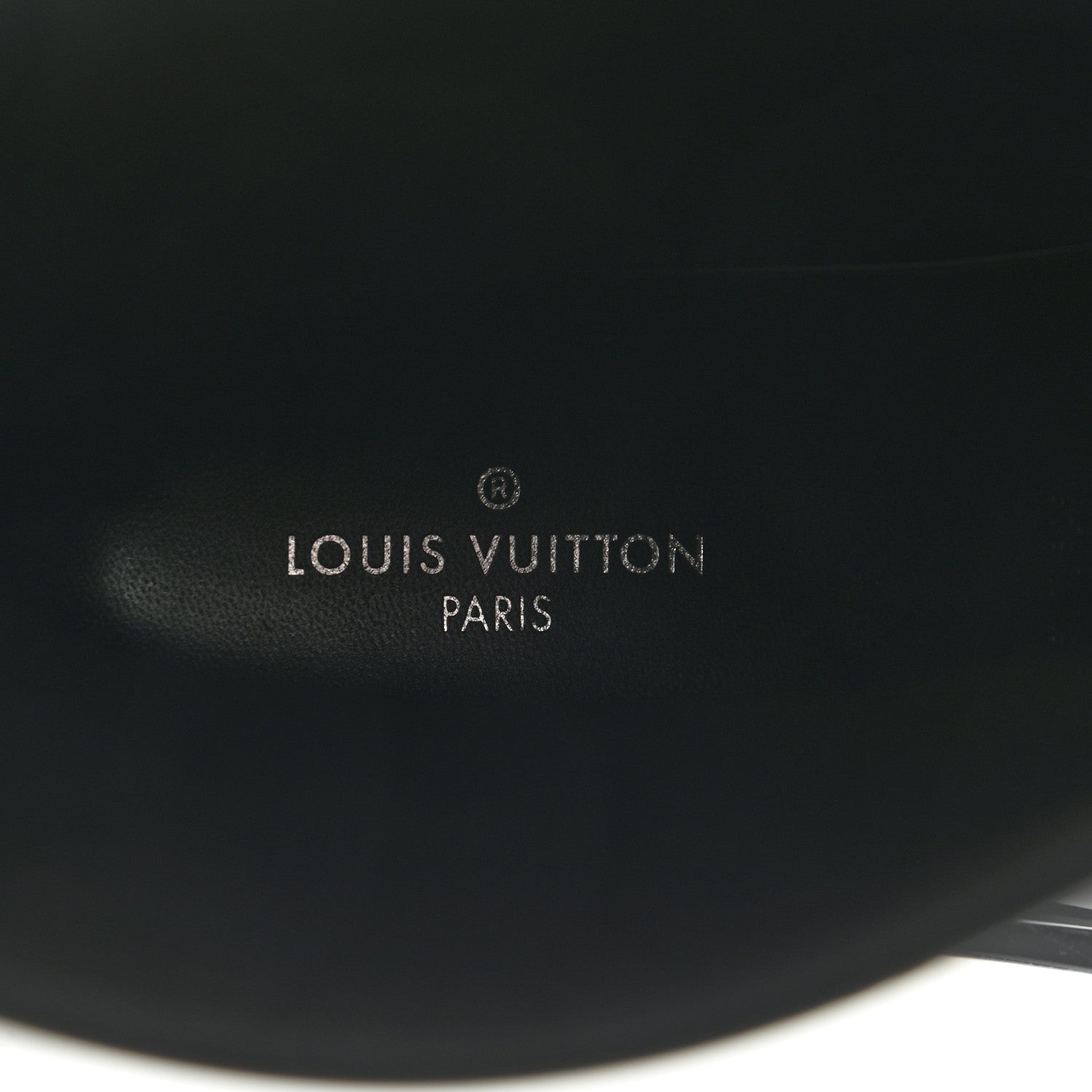 Louis Vuitton Rubber Embossed Monogram Drops Flat Half Boots 37 Black 7 of 7