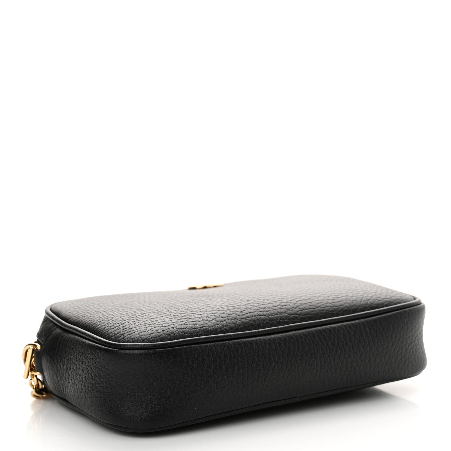 Gucci Dollar Calfskin Super Mini GG Marmont Chain Shoulder Bag Black 4 of 11