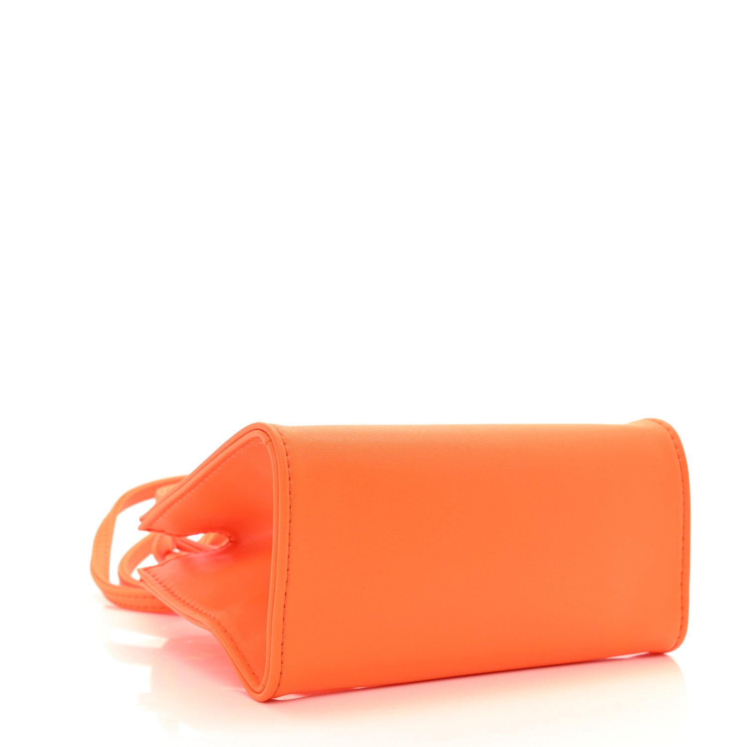 Telfar Vegan Leather Small Shopping Bag Orange 4 of 8