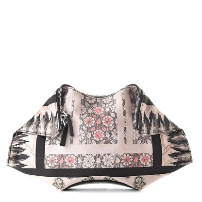 Alexander McQueen Silk Floral Print De Manta Clutch Blush 1 of 11