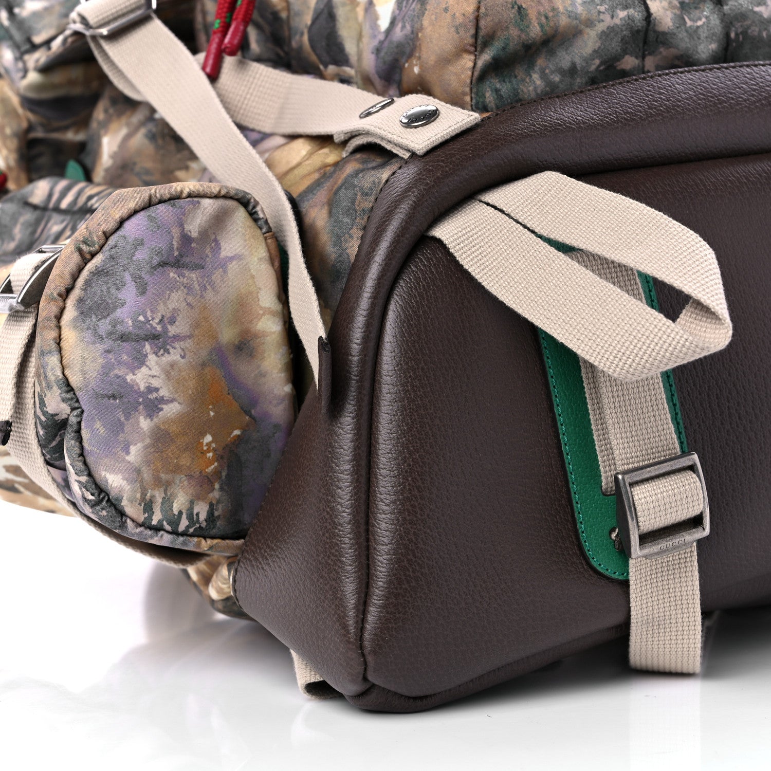 Gucci X THE NORTH FACE Econyl Nylon Landscape Print Shell Backpack Multicolor 9 of 10