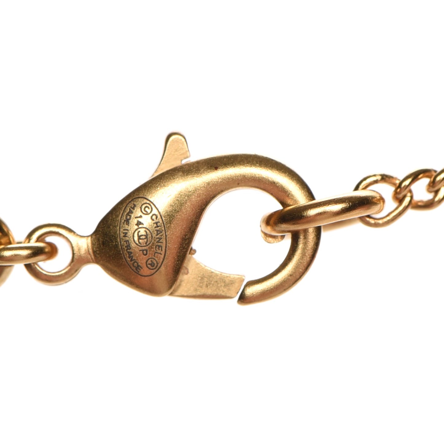 CC Pendant Necklace Gold