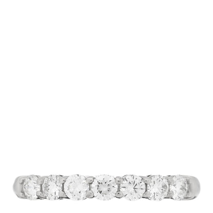 Tiffany Platinum Diamond 3mm Tiffany Forever Half Circle Band Ring 52 6 1 of 5