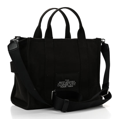 Marc Jacobs Canvas Small Summer Tote Bag Black 3 of 9