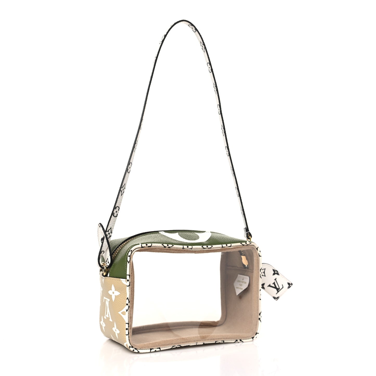 Monogram Giant Beach Pouch Kaki