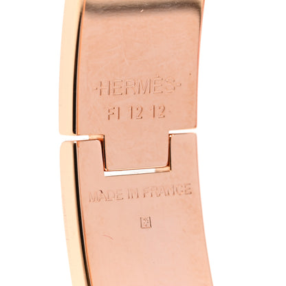 Hermes Enamel Narrow Clic Clac H Bracelet PM Creme 4 of 5